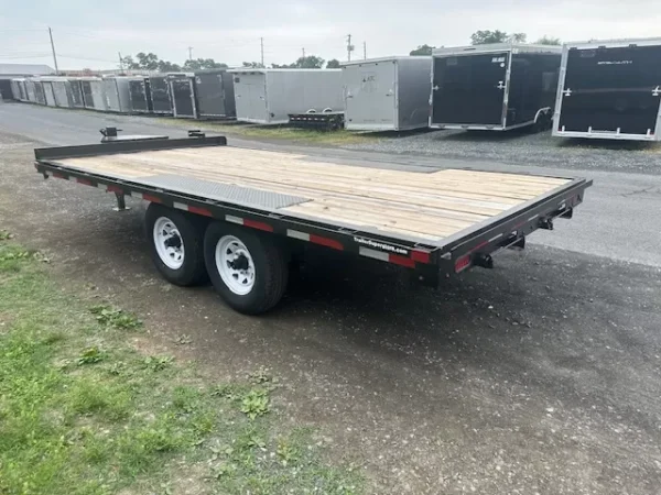 BWise 7 x 12 Equipment Trailer Single Axle Tilt Deck