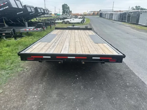 BWise 7 x 12 Equipment Trailer Single Axle Tilt Deck