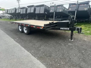 BWise 7 x 12 Equipment Trailer Single Axle Tilt Deck