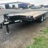 BWise 7 x 12 Equipment Trailer Single Axle Tilt Deck