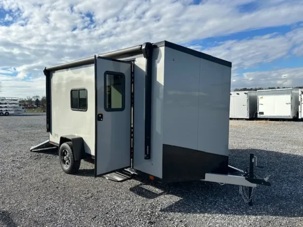 2025-ATC-ST350-6.7X14-ENCLOSED-CARGO-TRAILER-AWNING-RAMP-DOOR-12.webp ATC 6.5 x 14 Aluminum Enclosed Trailer Adventure Package