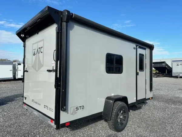 2025-ATC-ST350-6.7X14-ENCLOSED-CARGO-TRAILER-AWNING-RAMP-DOOR-8.webp ATC 6.5 x 14 Aluminum Enclosed Trailer Adventure Package