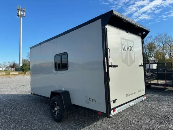 2025-ATC-ST350-6.7X14-ENCLOSED-CARGO-TRAILER-AWNING-RAMP-DOOR-9.webp ATC 6.5 x 14 Aluminum Enclosed Trailer Adventure Package