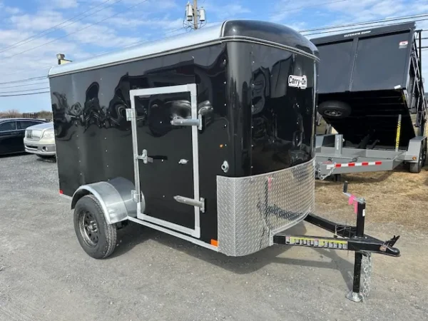 2025-CARRY-ON-5X10-CARGO-TRAILER-RAMP-DOOR-DING-AND-DENT-1.webp Ding & Dent Carry-On 5 x 10 Enclosed Cargo Trailer