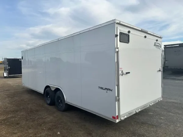 2025-FORMULA-8.5X24-ENCLOSED-CAR-HAULER-V-NOSE-RAMP-DOOR-2.webp Formula 8.5 x 24 Aluminum Enclosed Car Hauler - V Nose