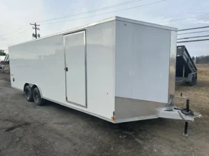Formula 8.5 x 24 Aluminum Enclosed Car Hauler  -  V Nose