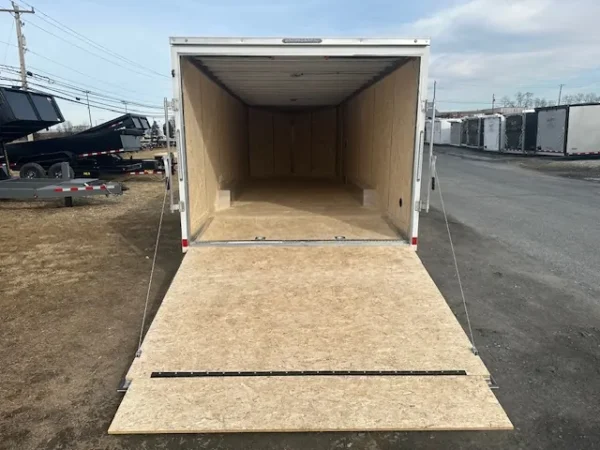 2025-FORMULA-8.5X24-ENCLOSED-CAR-HAULER-V-NOSE-RAMP-DOOR-6.webp Formula 8.5 x 24 Aluminum Enclosed Car Hauler - V Nose