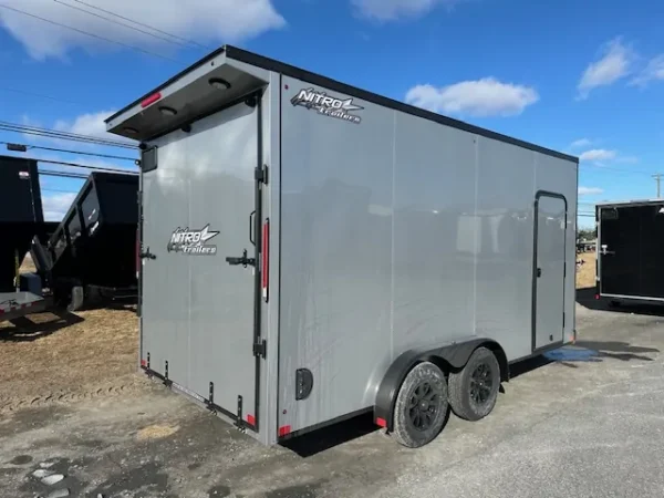 2025-NITRO-7.5X16-ENCLOSED-CARGO-TRAILER-RAMP-DOOR-SPOILER-FINISHED-INTERIOR-2.webp Nitro 7.5×16 Enclosed Cargo Trailer