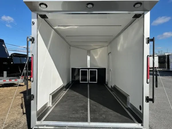 2025-NITRO-7.5X16-ENCLOSED-CARGO-TRAILER-RAMP-DOOR-SPOILER-FINISHED-INTERIOR-8.webp Nitro 7.5×16 Enclosed Cargo Trailer