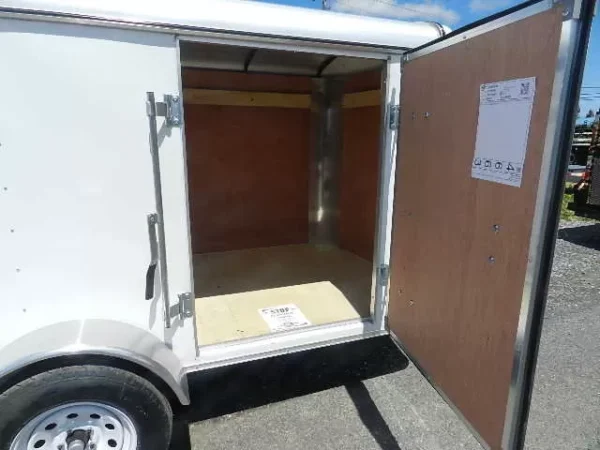 Carry On 5 x 10 Enclosed Trailer Rear Ramp Door