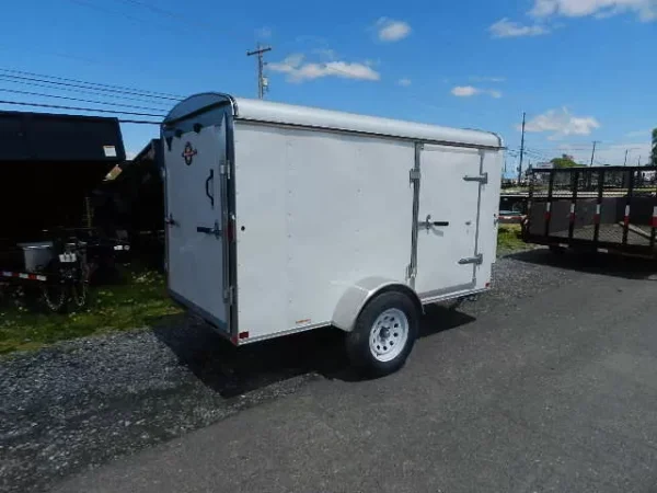 Carry On 5 x 10 Enclosed Trailer Rear Ramp Door