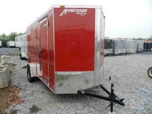Homesteader 6 x 12 V-Nose Enclosed Trailer
