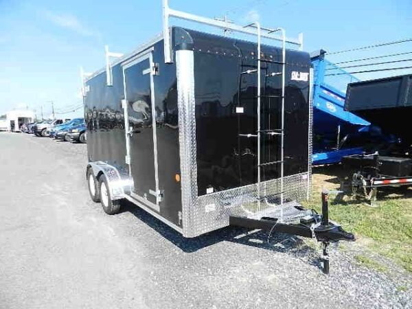 7x14-Car-Mate-Custom-Cargo-Contractor-Package-Ramp-Door-3-1.jpg Car Mate 7 x 14 Enclosed Contractor Trailer