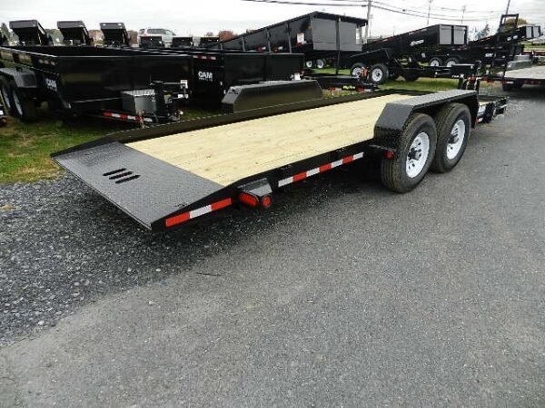 CAM Superline 7 x 20 Equipment Trailer Powered Tilt Deck