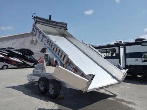 2026 Mission Trailers 7×16 14K Aluminum Hydraulic Dump