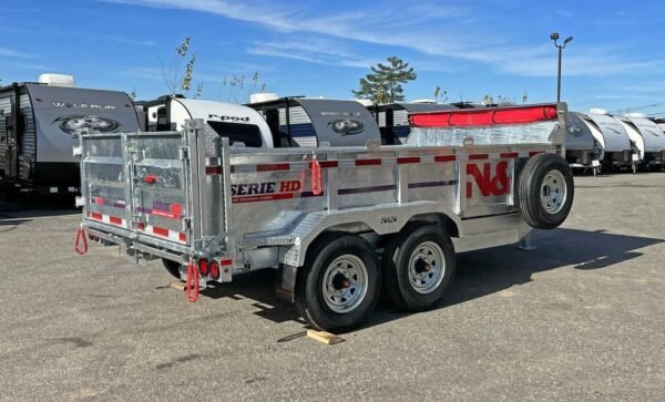 AA90C505-A458-4438-9439-C672DDBBF832.jpg 2025 N&N Trailers 7×14 14K Galvanized Hydraulic Dump Trailer