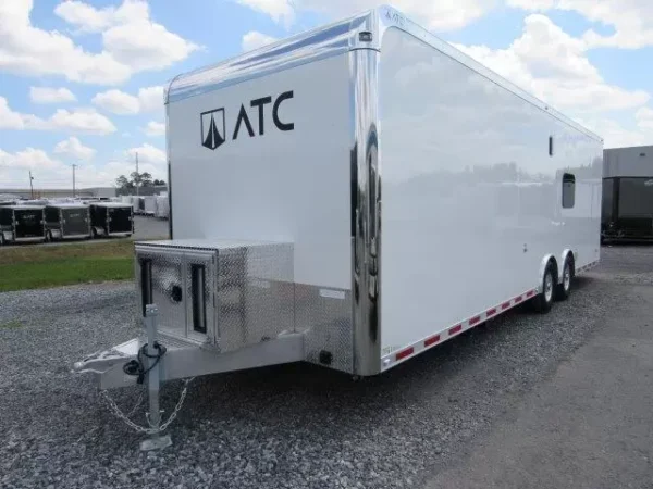 ATC-8.5X24-Aluminum-Enclosed-Mobile-Office-Trailer-Mobile-Marketing-Command-Center-1.webp ATC 8.5 x 28 Aluminum Office Trailer Mobile Command Center