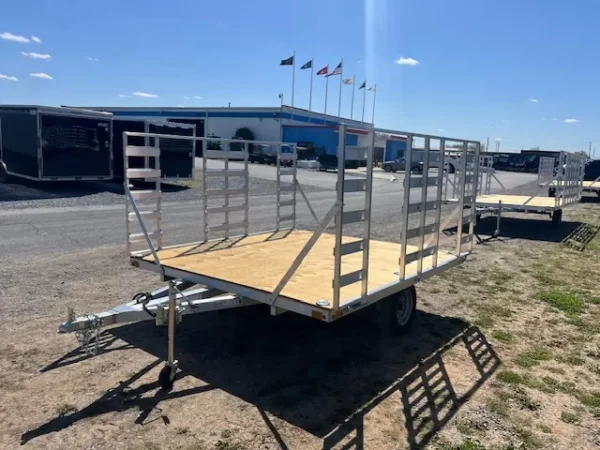 Cargo Pro 8 x 9 Aluminum ATV Trailer  -  4′ Aluminum Ramps