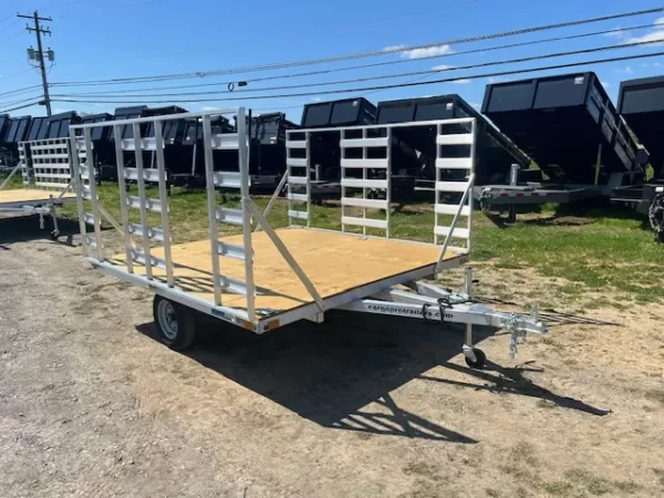 Cargo Pro 8 x 9 Aluminum ATV Trailer  -  4′ Aluminum Ramps