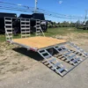 Cargo Pro 8 x 9 Aluminum ATV Trailer  -  4′ Aluminum Ramps