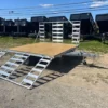 Cargo Pro 8 x 9 Aluminum ATV Trailer  -  4′ Aluminum Ramps