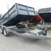 BWise 6 x 12 Low Profile Dump Trailer Combo Gate and Ramps