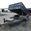BWise 6 x 12 Low Profile Dump Trailer Combo Gate and Ramps