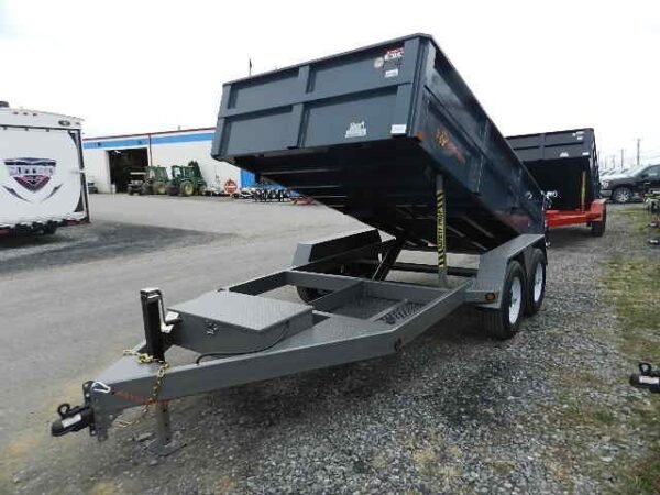 BWise 6 x 12 Low Profile Dump Trailer Combo Gate and Ramps