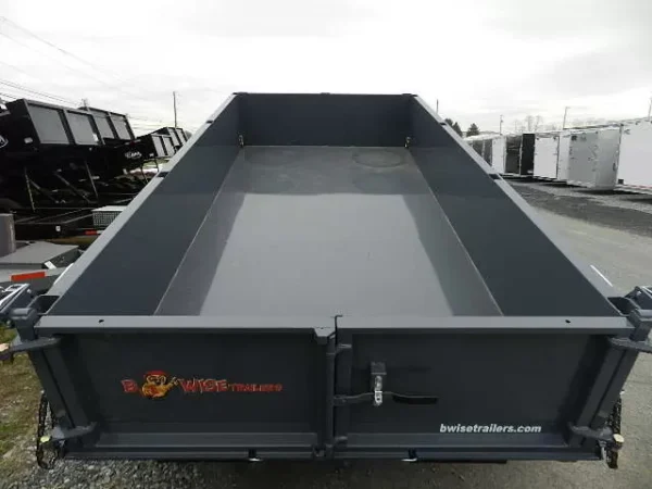 BWise 6 x 12 Low Profile Dump Trailer Combo Gate and Ramps