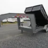 BWise 7 x 14 Gooseneck Dump Trailer Combo Gate & Ramps