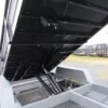 BWise 7 x 14 Gooseneck Dump Trailer Combo Gate & Ramps