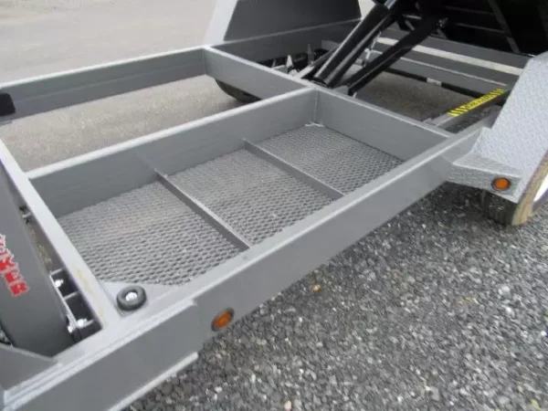 BWise 7 x 14 Gooseneck Dump Trailer Combo Gate & Ramps