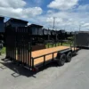 BWise-7x20-Equipment-Trailer-Landscape-Gate-EH20-10LE-HDLS-5.webp BWise 7 x 20 Low Profile Equipment Trailer Landscape Ramp