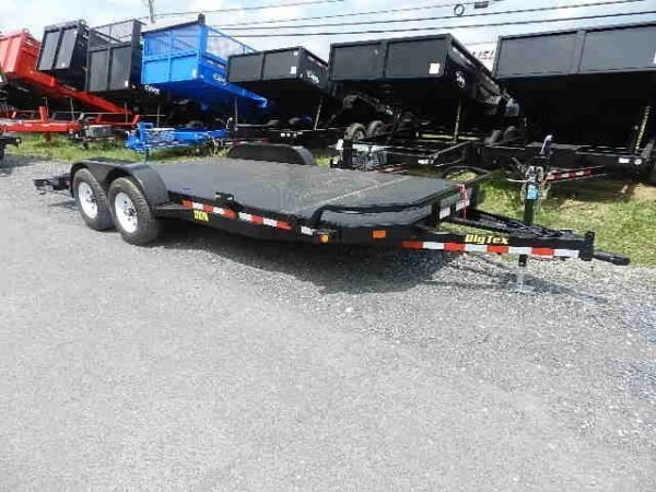 Big-Tex-10DM-18-Steel-Deck-Car-Hauler-6-1.jpg Big Tex 83″ x 18′ Steel Deck Car Trailer 10K GVW