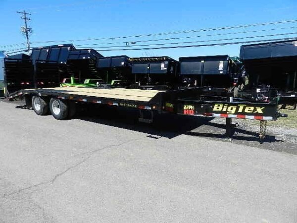Big Tex 8.5 x 25 Heavy Duty Deckover Equipment Trailer Mega Ramps