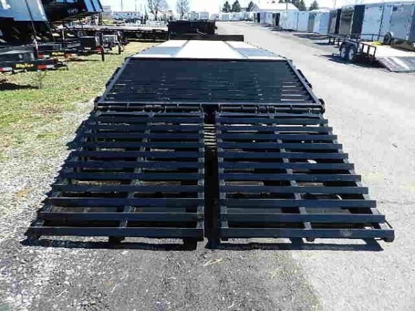 Big Tex 8.5 x 25 Heavy Duty Deckover Equipment Trailer Mega Ramps