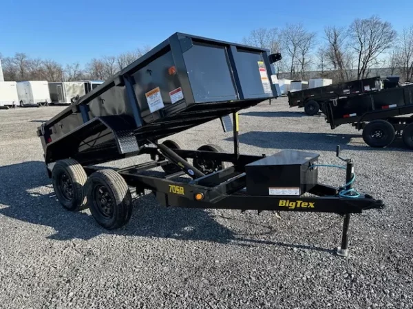 Big-Tex-5-x-10-Hydraulic-Dump-Trailer-Barn-Doors-Tandem-Axle-70SR-1.webp Big Tex 5 x 10 Low Profile Dump Trailer Barn Doors