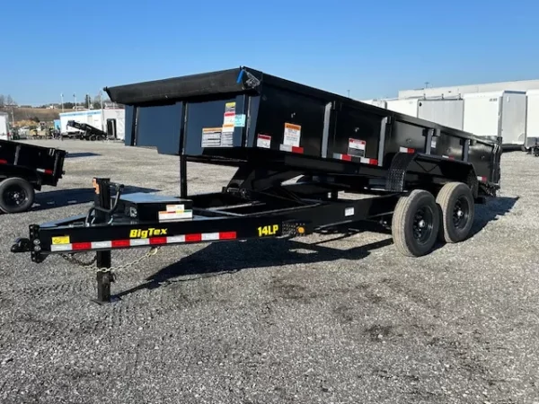Big Tex 7 x 16 Low Profile Dump Trailer Scissor Lift