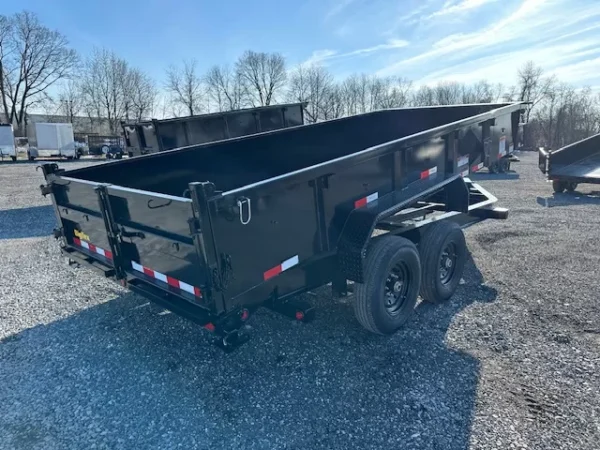 Big Tex 7 x 16 Low Profile Dump Trailer Scissor Lift