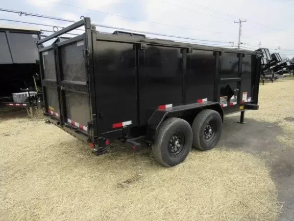 Big Tex 7 x 14 Gooseneck Dump Trailer Solid High Sides