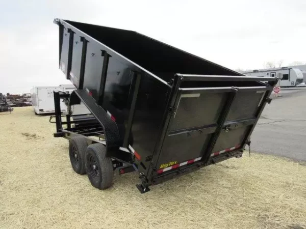 Big Tex 7 x 14 Gooseneck Dump Trailer Solid High Sides