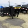 Big Tex 7 x 16 Gooseneck Dump Trailer Solid High Sides
