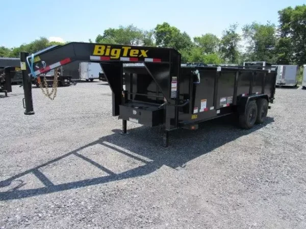 Big Tex 7 x 16 Gooseneck Dump Trailer 10K Axles