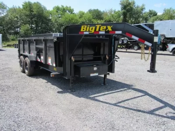 Big Tex 7 x 16 Gooseneck Dump Trailer 10K Axles