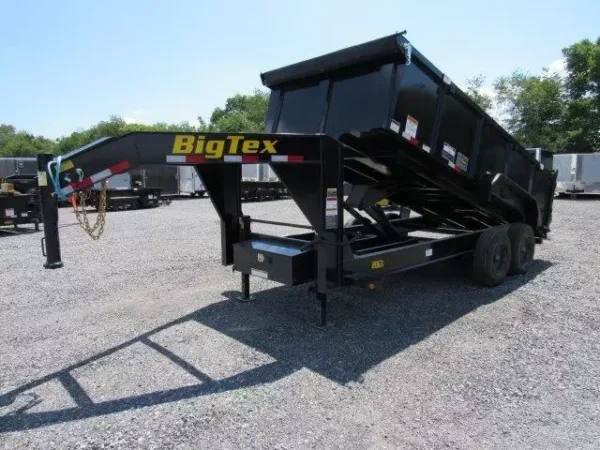 Big Tex 7 x 16 Gooseneck Dump Trailer 10K Axles