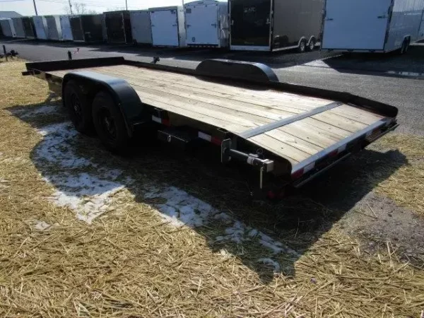 Big-Tex-7x20-Open-Car-Trailer-Wood-Deck-Slide-Out-Ramps-10K-GVW-6.webp Big Tex 83″ x 20′ Wood Deck Open Car Trailer 10K GVW