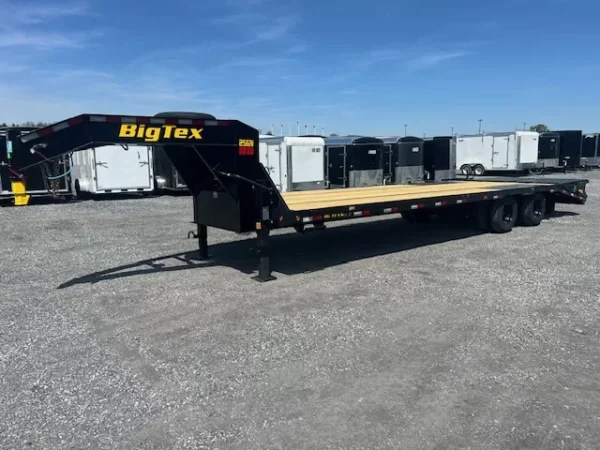Big Tex 8.5 x 30 Heavy Duty Gooseneck Equipment Trailer  -  Mega Ramps