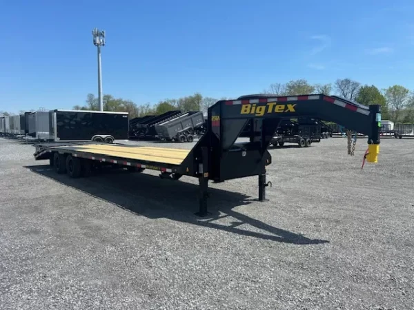 Big Tex 8.5 x 30 Heavy Duty Gooseneck Equipment Trailer  -  Mega Ramps