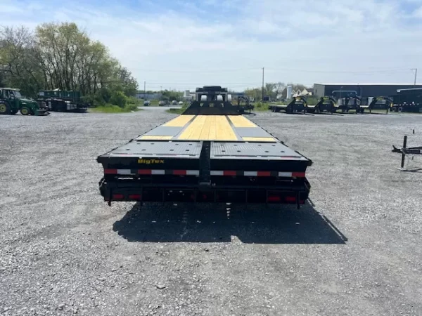 Big Tex 8.5 x 30 Heavy Duty Gooseneck Equipment Trailer  -  Mega Ramps
