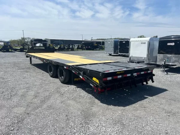 Big Tex 8.5 x 30 Heavy Duty Gooseneck Equipment Trailer  -  Mega Ramps